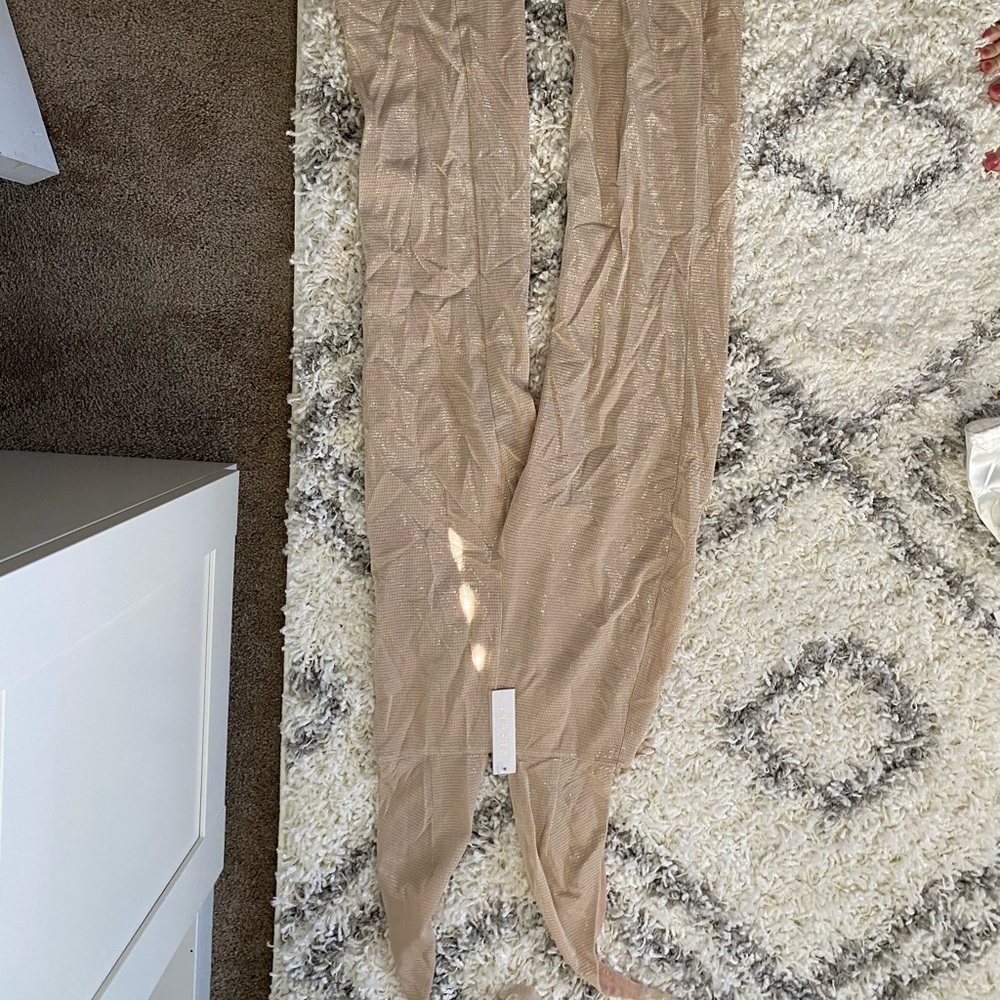 Gorgeous golden halter jumpsuit